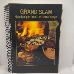 Grand Slam More Recipes From The Best of Bridge 1988 Vintage Spiral Bound